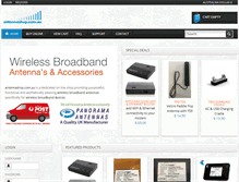 Tablet Screenshot of antennashop.com.au